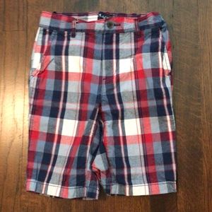 Boys size 8 plaid shorts